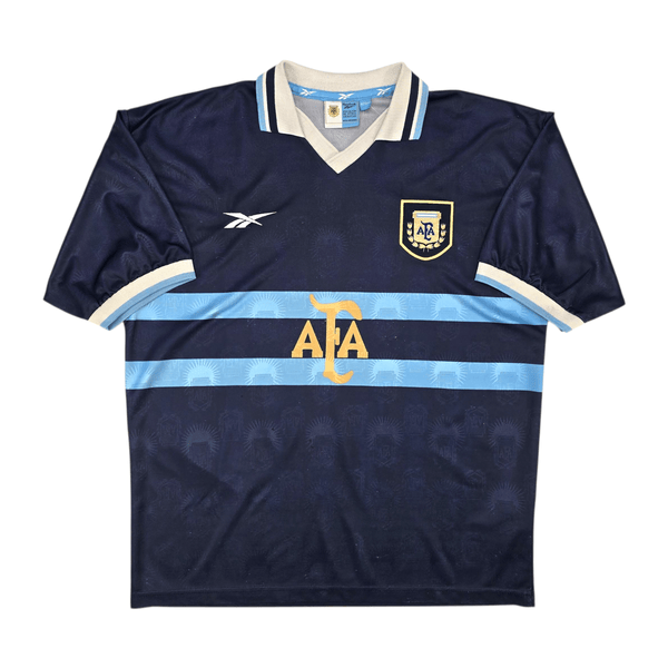 1999/01 Argentina Away Football Shirt (XL) Reebok