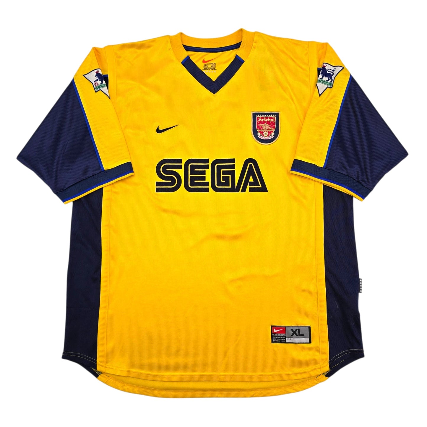 1999/01 Arsenal Away Football Shirt (XL) Nike #25 Kanu