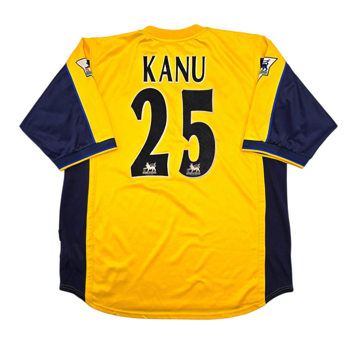 1999/01 Arsenal Away Football Shirt (XL) Nike #25 Kanu