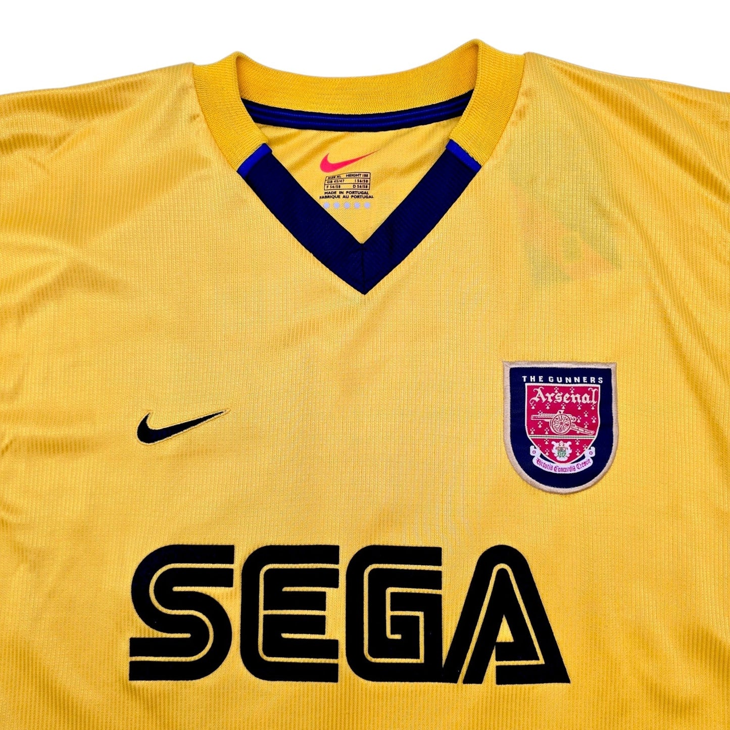 1999/01 Arsenal Away Football Shirt (XL) Nike #25 Kanu