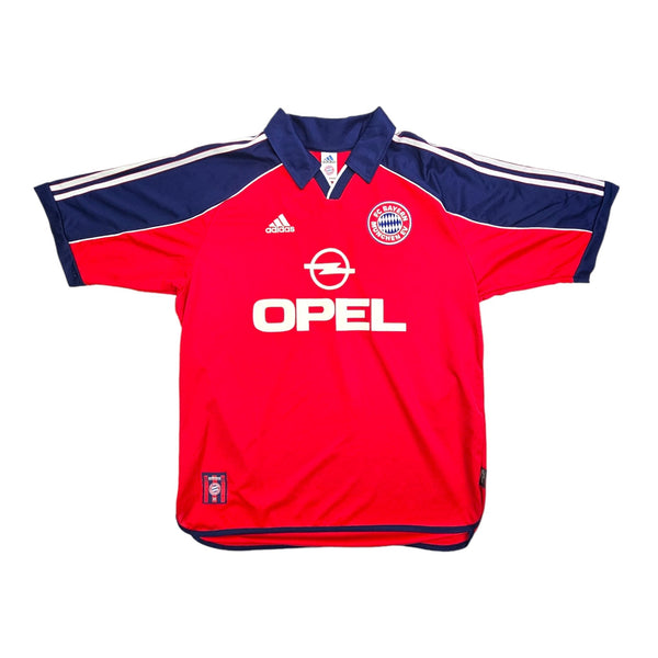 1999/01 Bayern Munich Home Football Shirt (L) Adidas