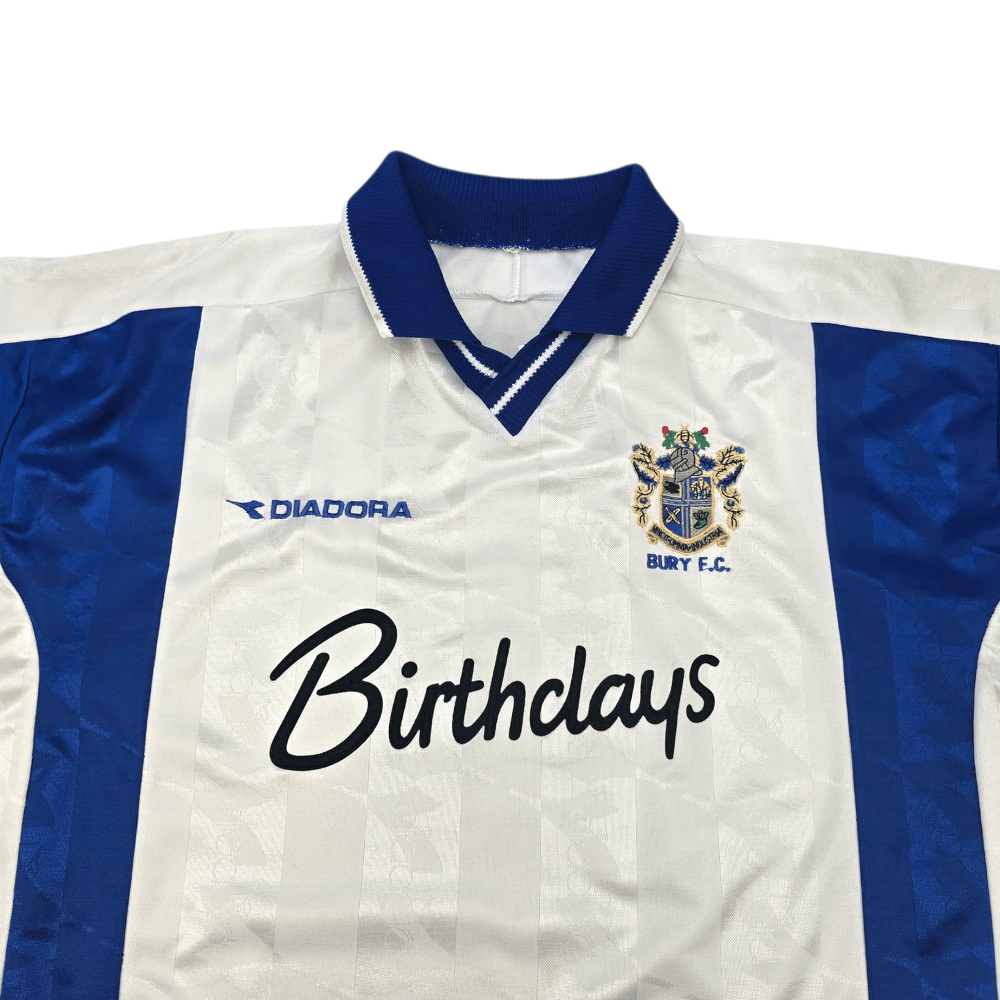 1999/01 Bury FC Home Football Shirt (L) Diadora