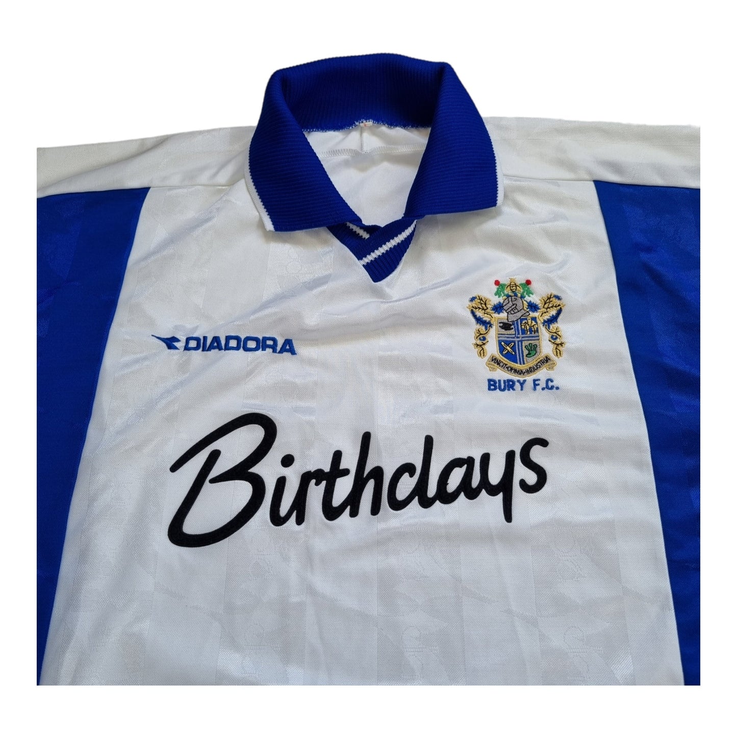 1999/01 Bury Home Football Shirt (L) Diadora