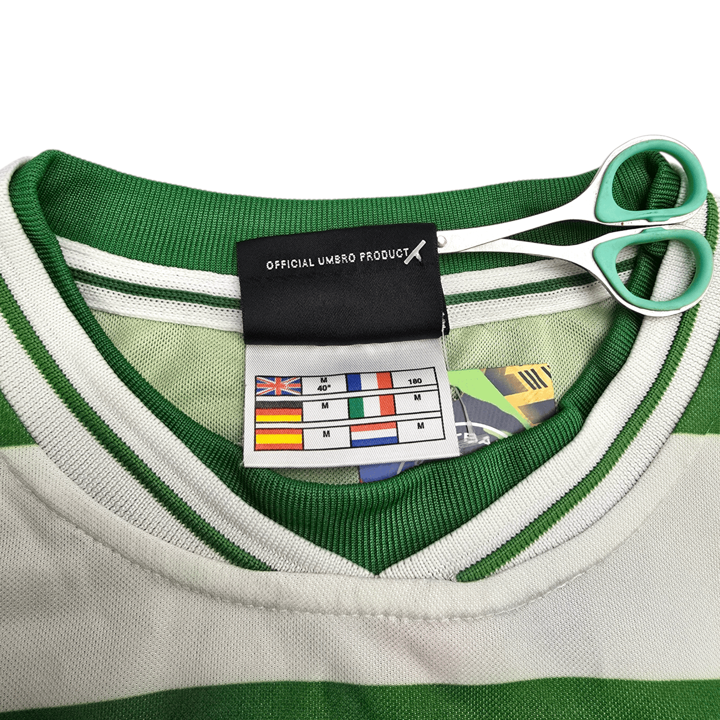 1999/01 Celtic Home Football Shirt (M) Umbro #7 Larsson