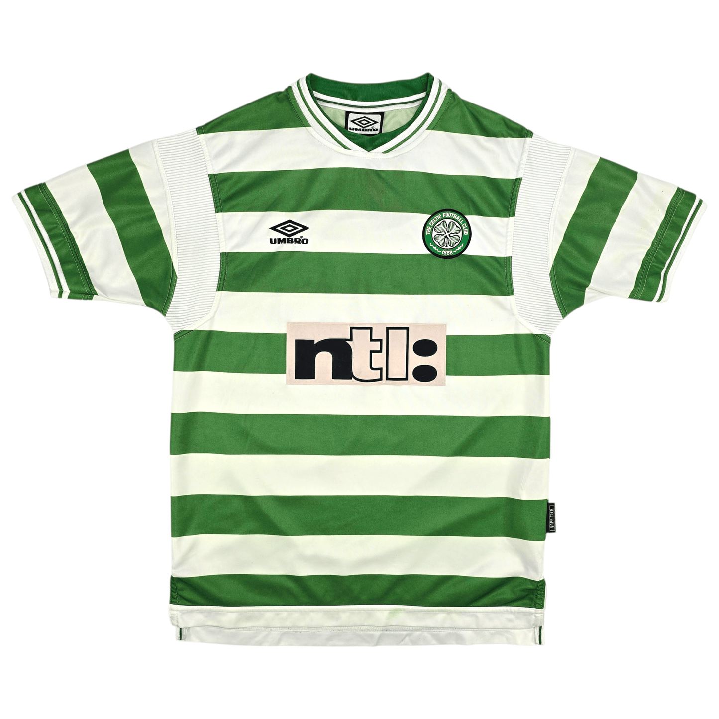 1999/01 Celtic Home Football Shirt (M) Umbro #7 Larsson