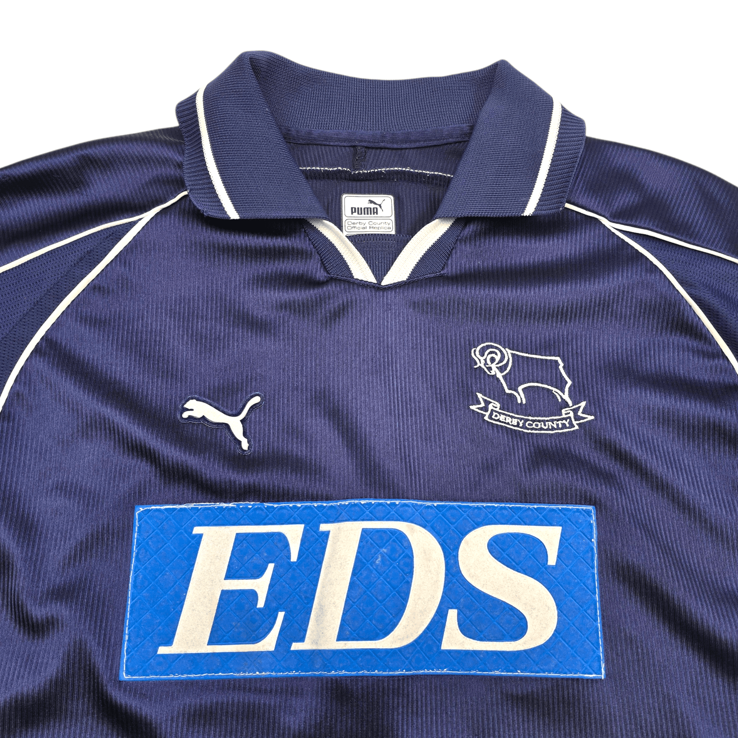 1999/01 Derby County Away Football Shirt (S) Puma #10 Kinkladze
