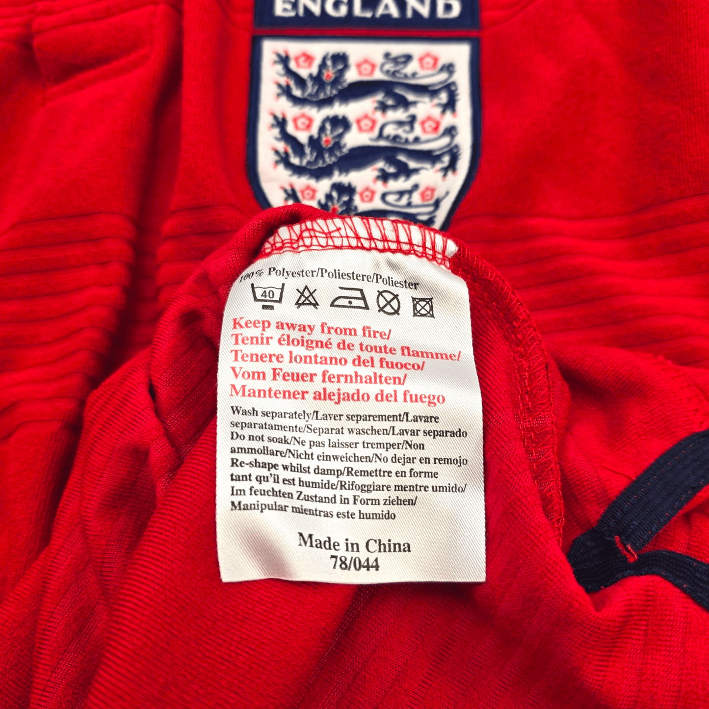 1999/01 England Away Football Shirt (M) Umbro