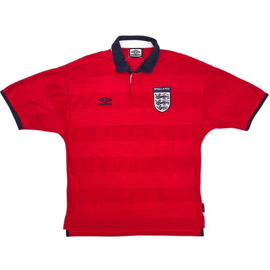 1999/01 England Away Football Shirt (M) Umbro