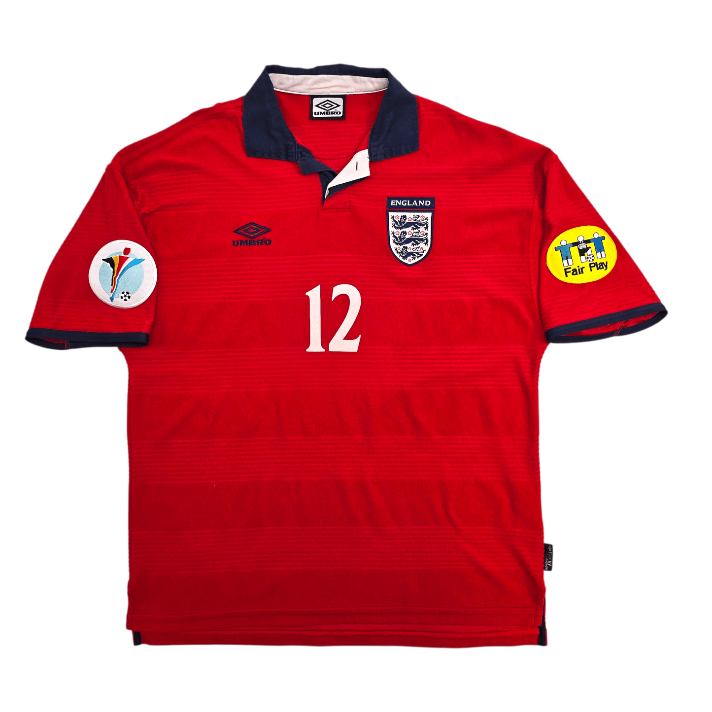 1999/01 England Away Football Shirt (XL) Umbro #12 Southgate