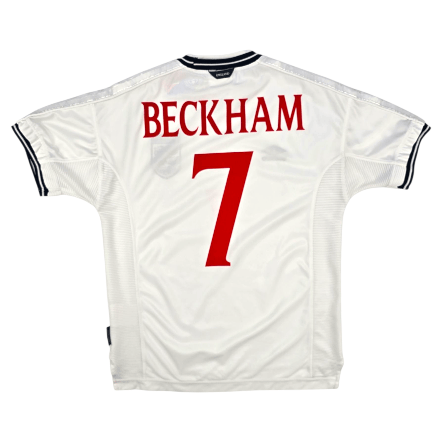 1999/01 England Home Football Shirt (L) Umbro #7 Beckham