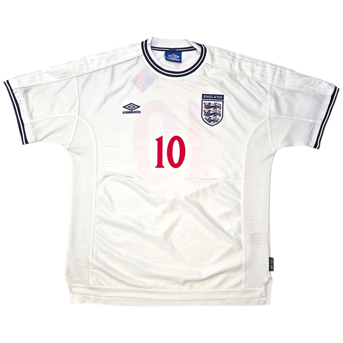 1999/01 England Home Football Shirt (XL) Umbro #10 Owen