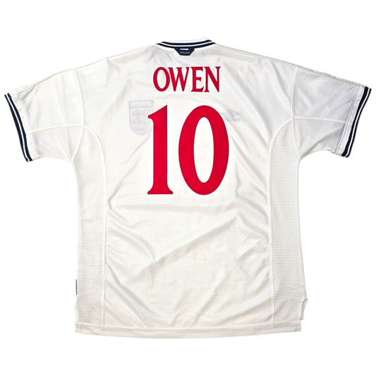 1999/01 England Home Football Shirt (XL) Umbro #10 Owen