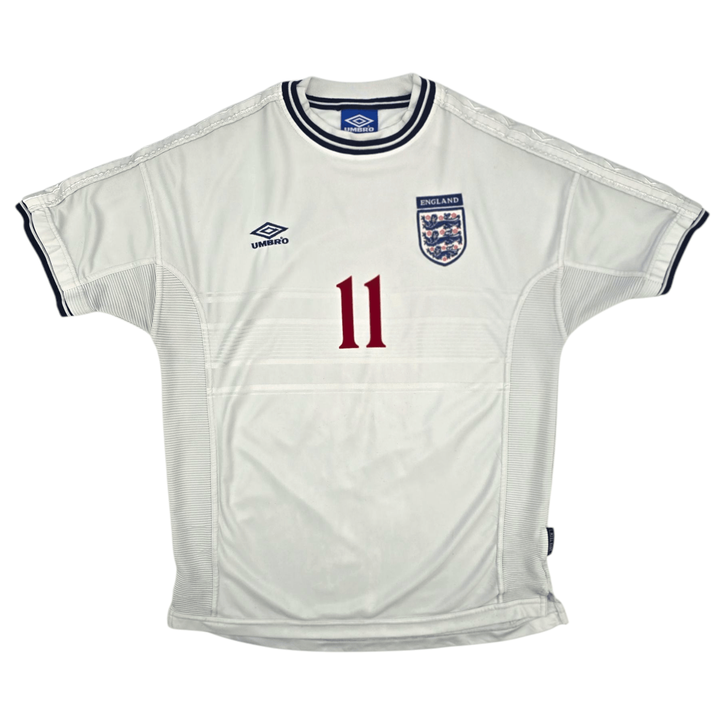 1999/01 England Home Football Shirt (XL) Umbro #11 McManaman