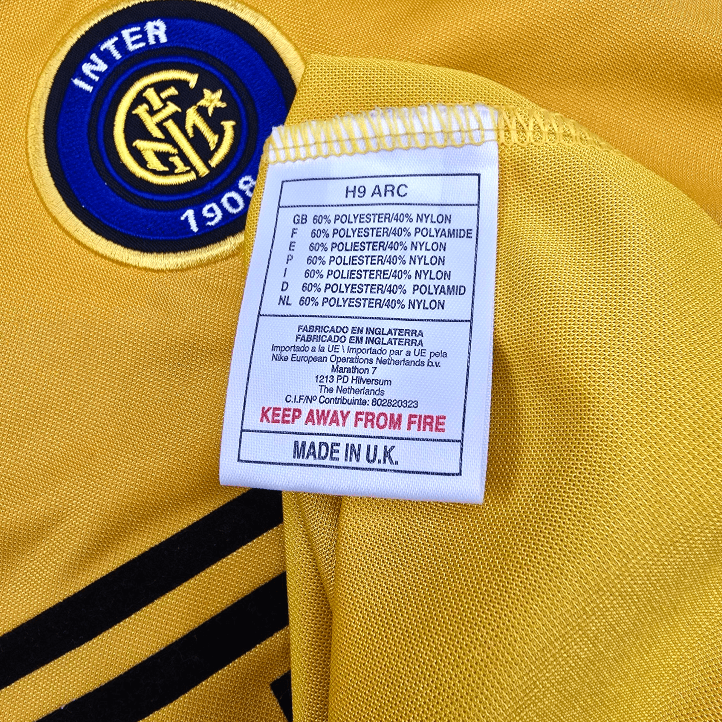 1999/01 Inter Milan Third Football Shirt (XL) Nike