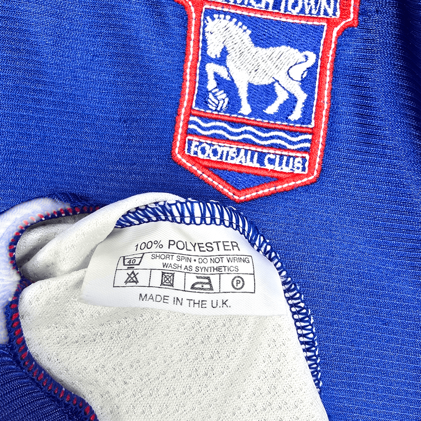 1999/01 Ipswich Town Home Football Shirt (L) Punch