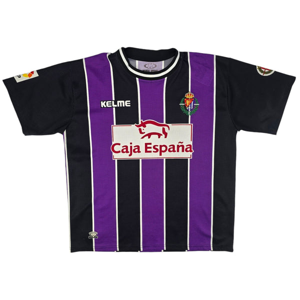 1999/01 Real Valladolid Away Football Shirt (M) Kelme