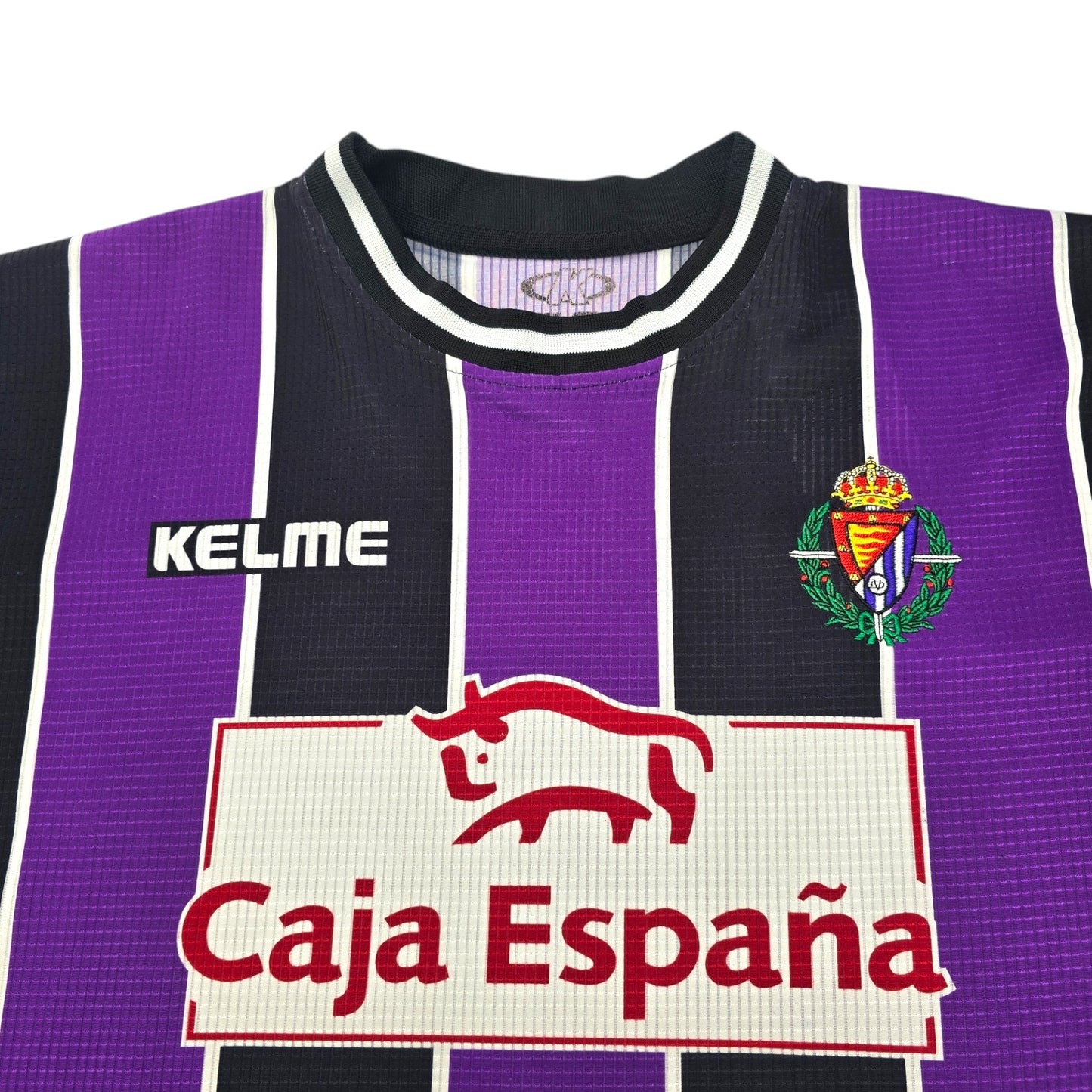 1999/01 Real Valladolid Away Football Shirt (M) Kelme