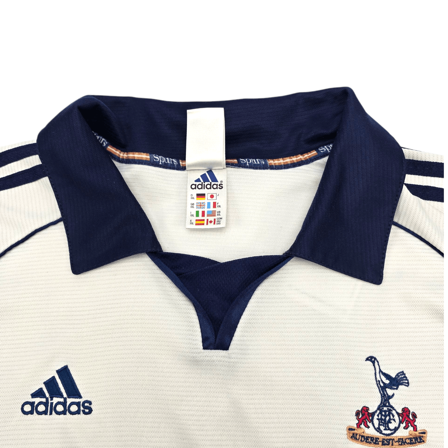 1999/01 Tottenham Hotspur Home Football Shirt (2XL) Adidas