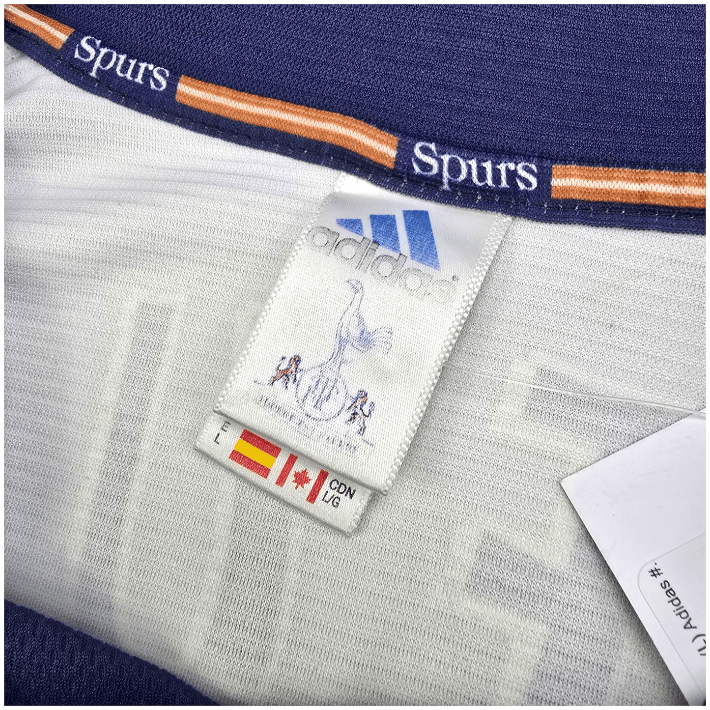 1999/01 Tottenham Hotspur Home Football Shirt (L) Adidas #4 Freund