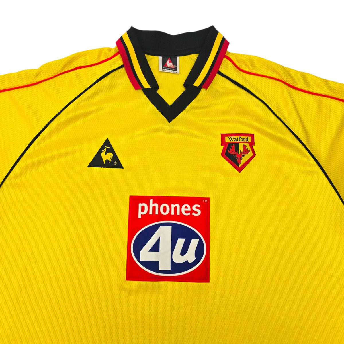 1999/01 Watford Home Football Shirt (2XL) Le Coq Sportif