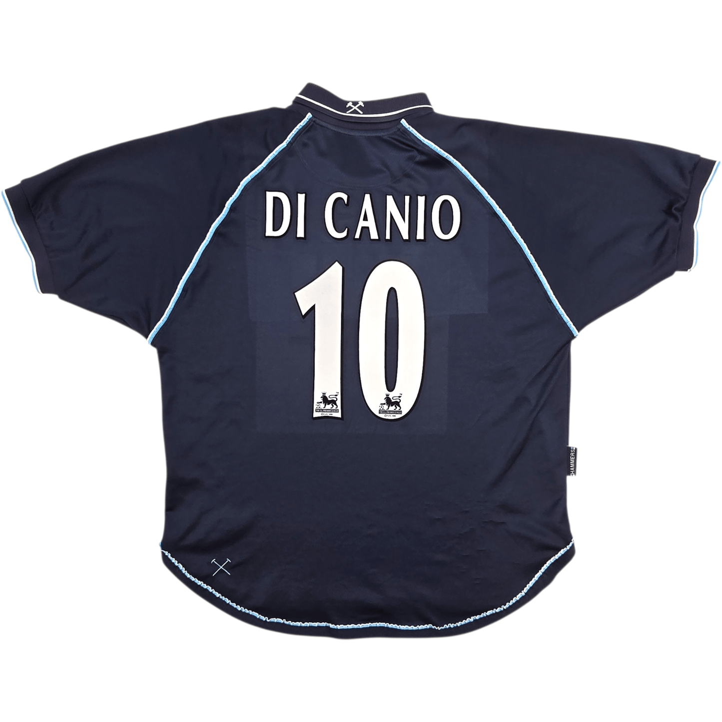 1999/01 West Ham United Third Football Shirt (XL) FILA #10 Di Canio