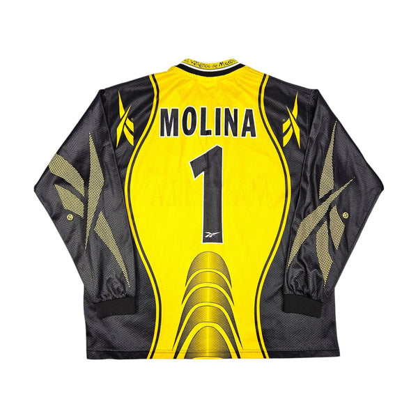 1999/2000 Atletico Madrid Goal Keeper Football Shirt (L) Reebok # 1 Molina