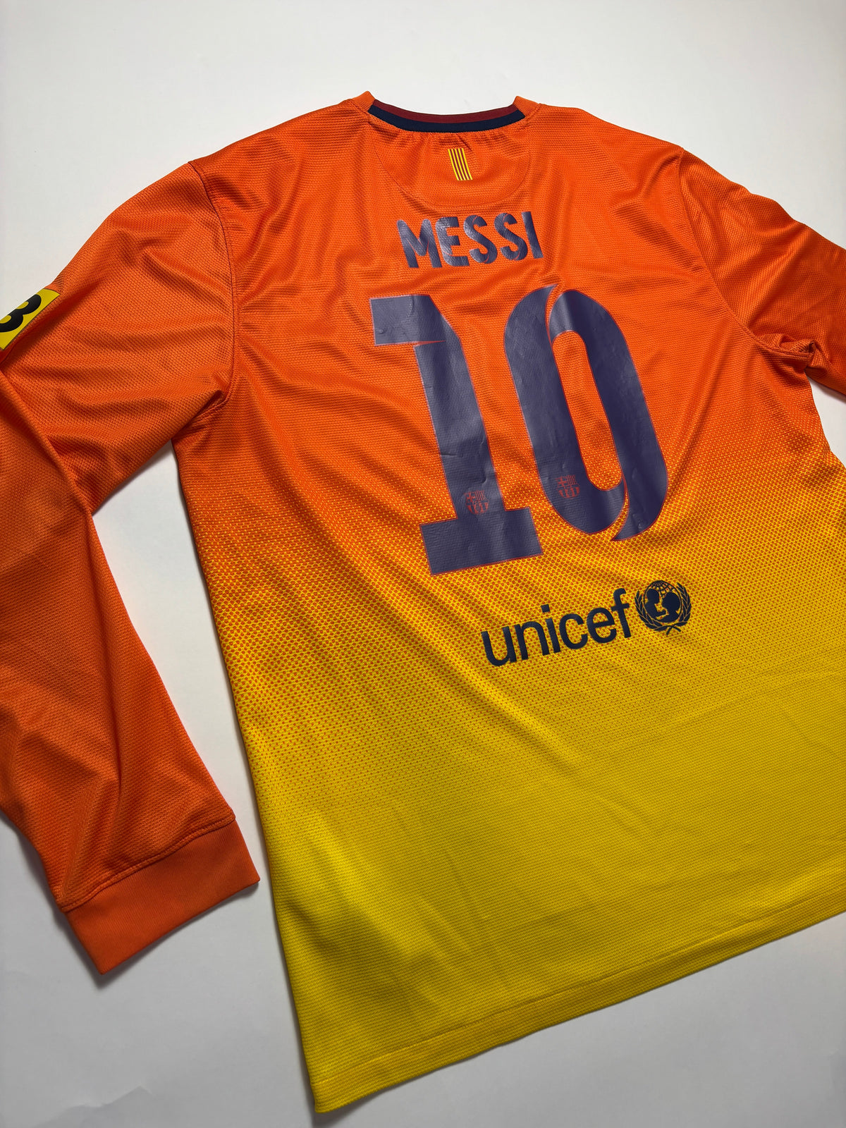 Barcelona Away Shirt 2012/13 LS (XL) Messi 10