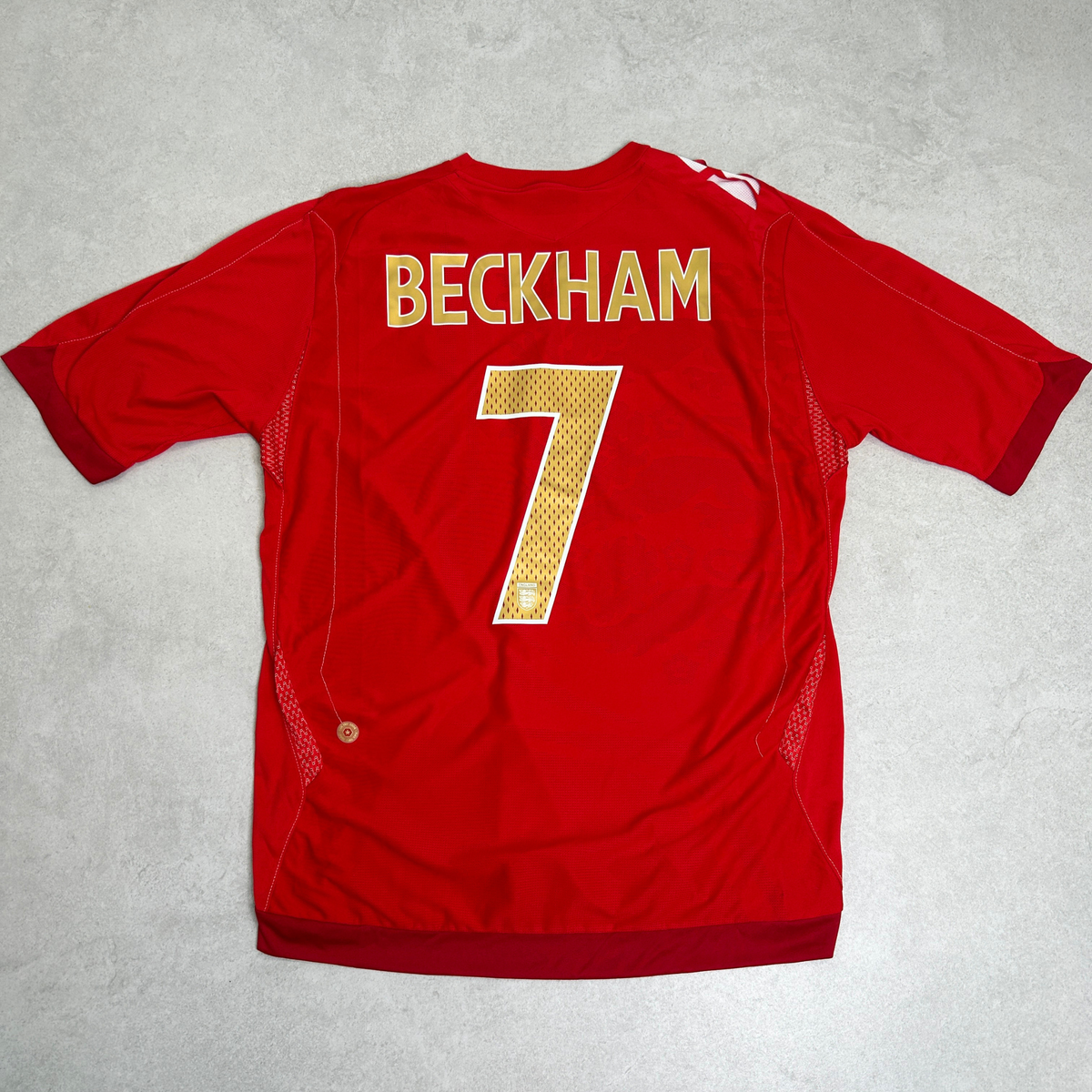 2006/08 England Away Shirt Umbro Beckham (XL)