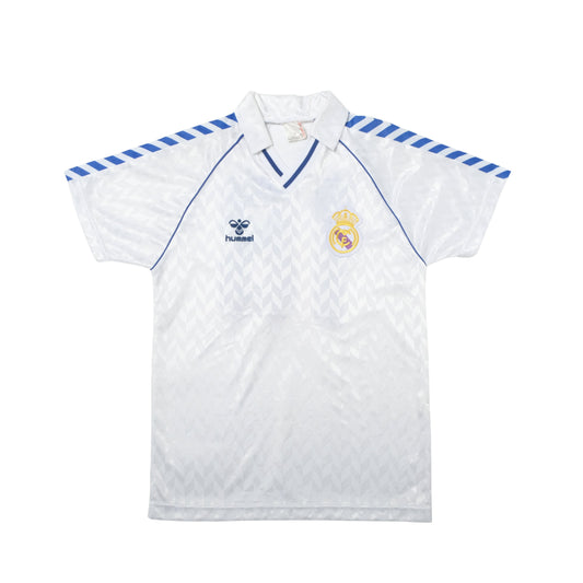 1986/88 Real Madrid Home Shirt Hummel (M)