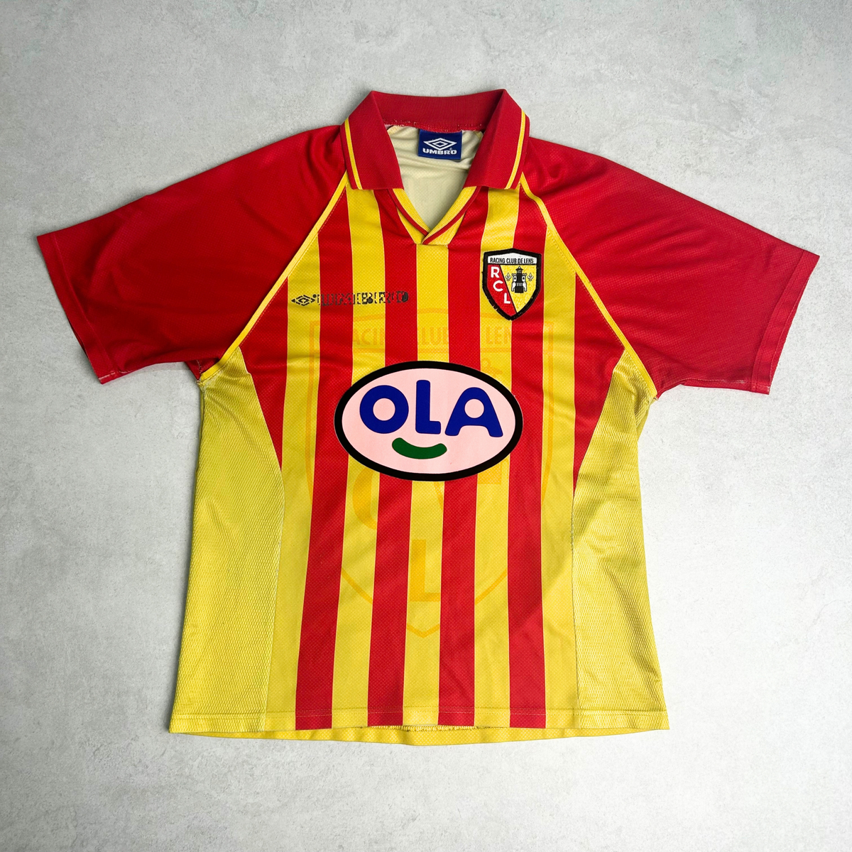 1998/1999 Lens Home Shirt Umbro Vairelles (M)