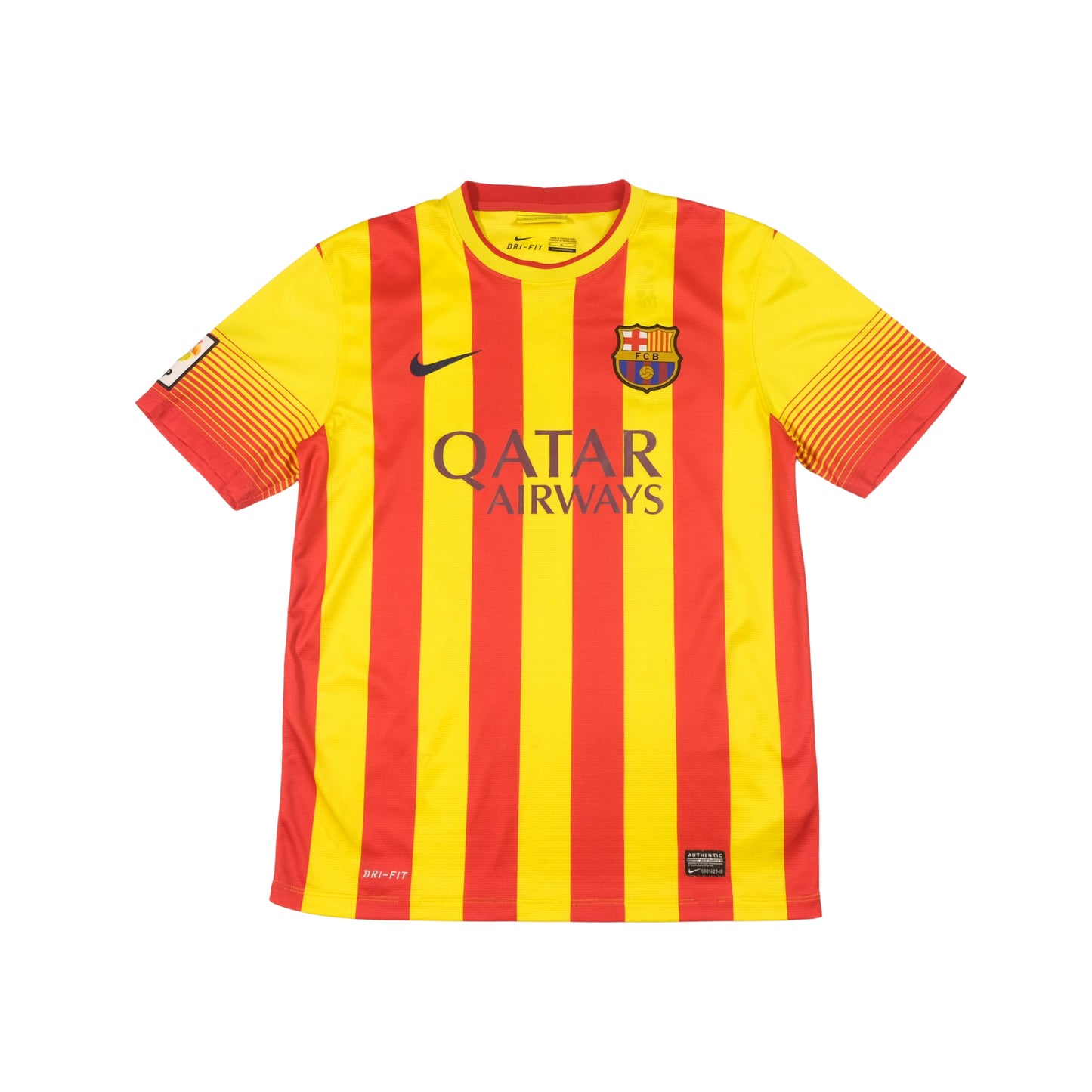 2013/14 Barcelona Away Shirt Messi Nike (M)