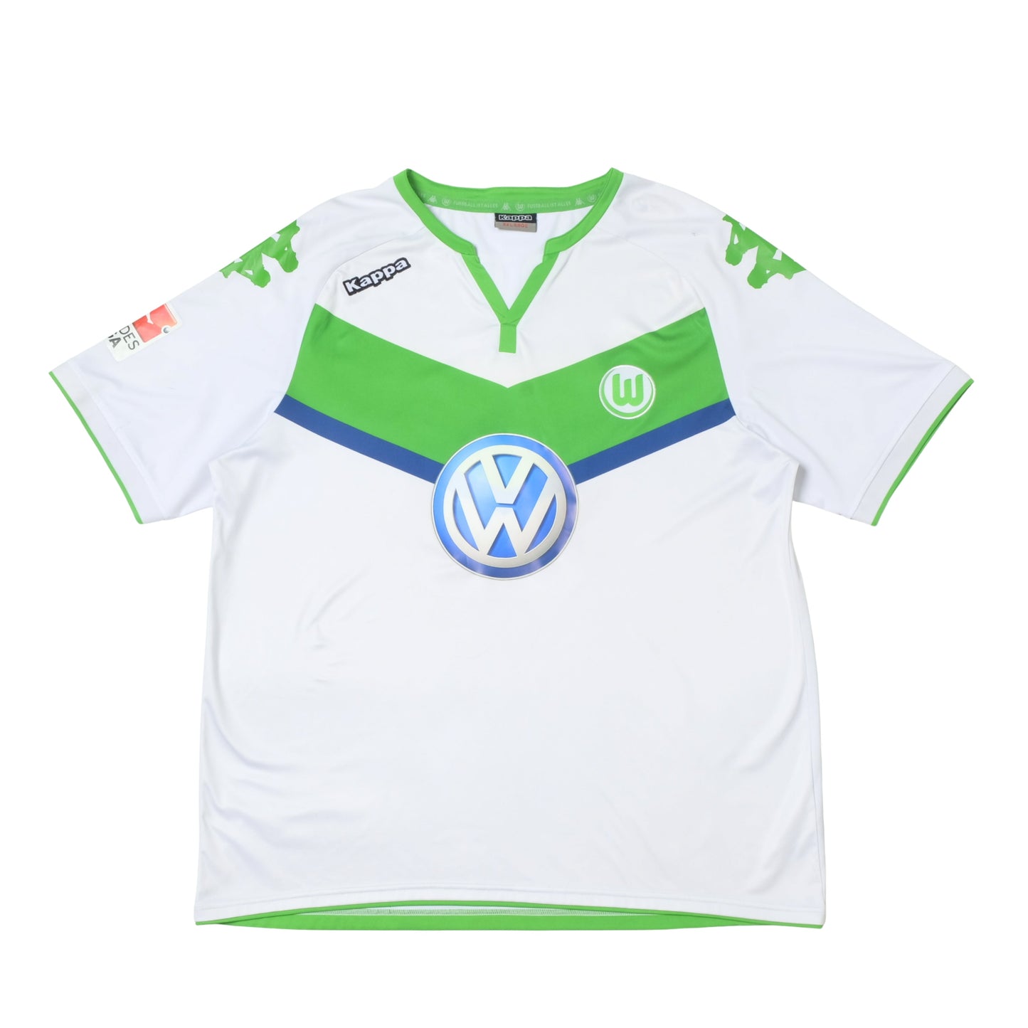 2015/16 Wolfsburg Home Shirt Kappa Bendtner (L/XL)
