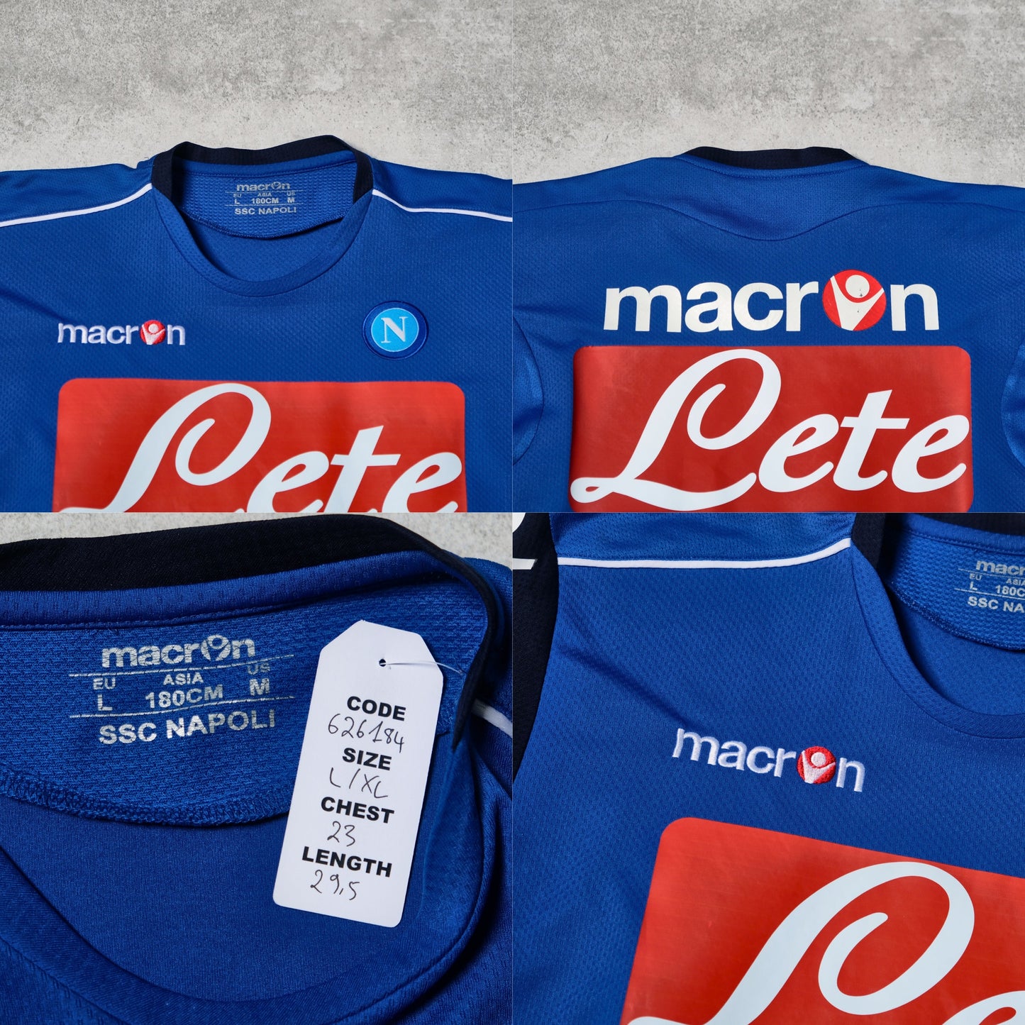 2010/11 Napoli Training Shirt Macron (L/XL)