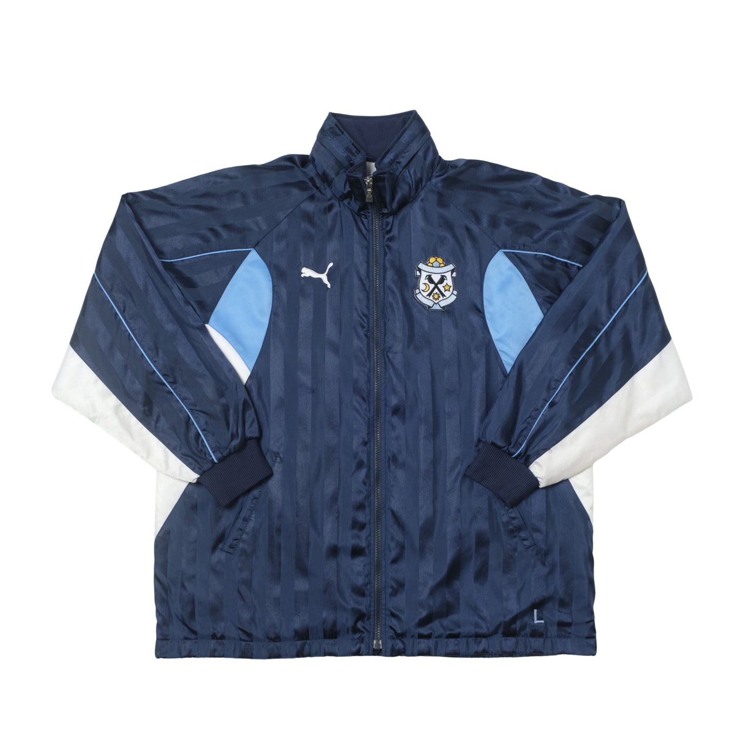 1990s Jubilo Iwata Football Jacket J-League Puma Player Spec (L/XL)