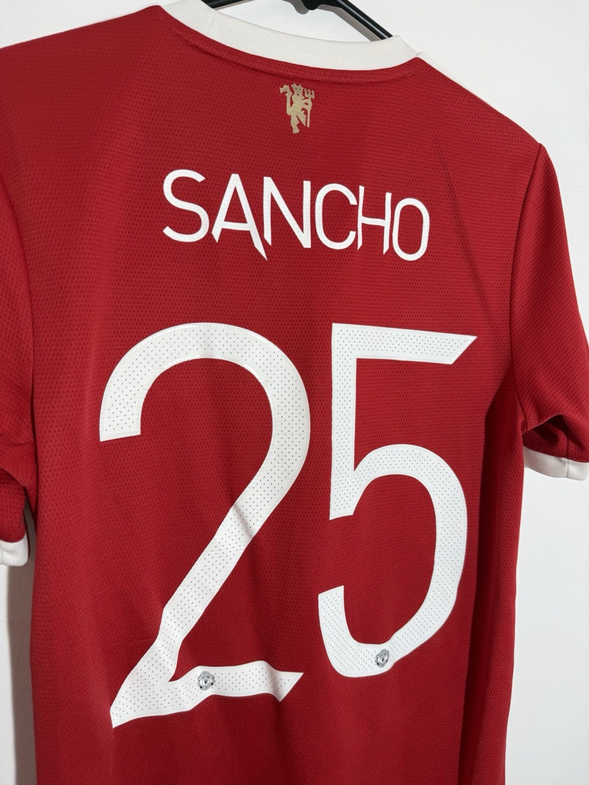Manchester United Sancho #25 2021/22 Small Home Shirt Excellent Condition H31447