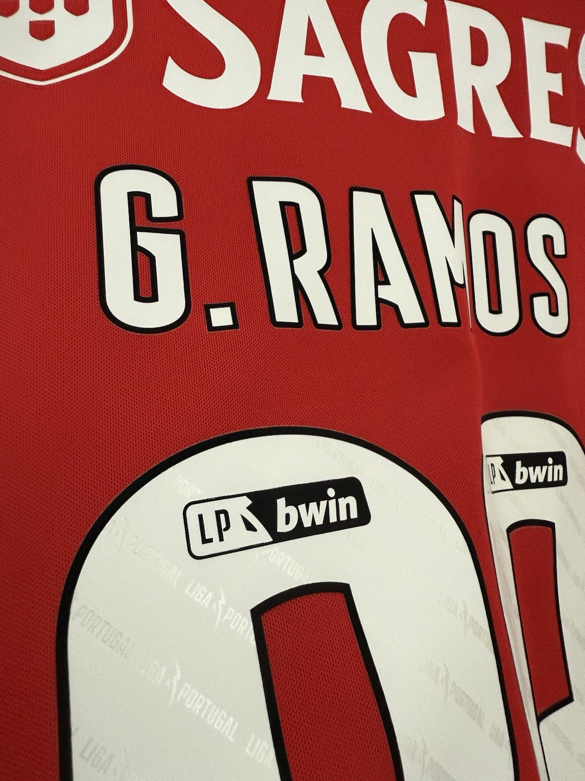 Benfica G. Ramos #88 2021/22 Small Home Shirt Excellent Condition GT9666