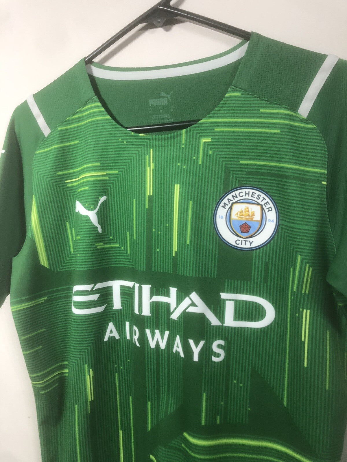 Man City Ederson M. #31 2021/22 Medium Away GK Excellent Condition 759185-51