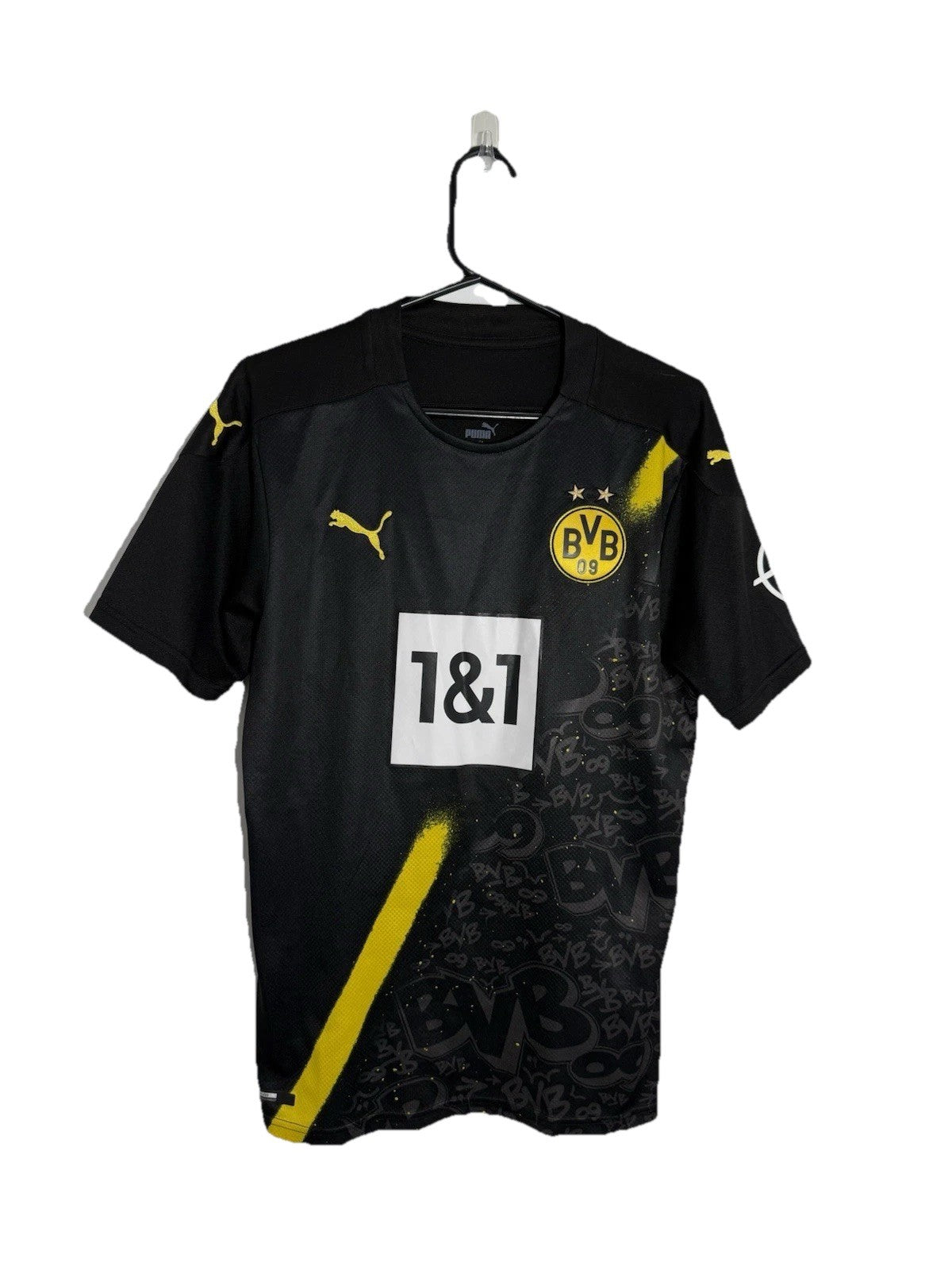 Borussia Dortmund Haaland #9 2020/21 Medium Away Very Good Condition 757161-02