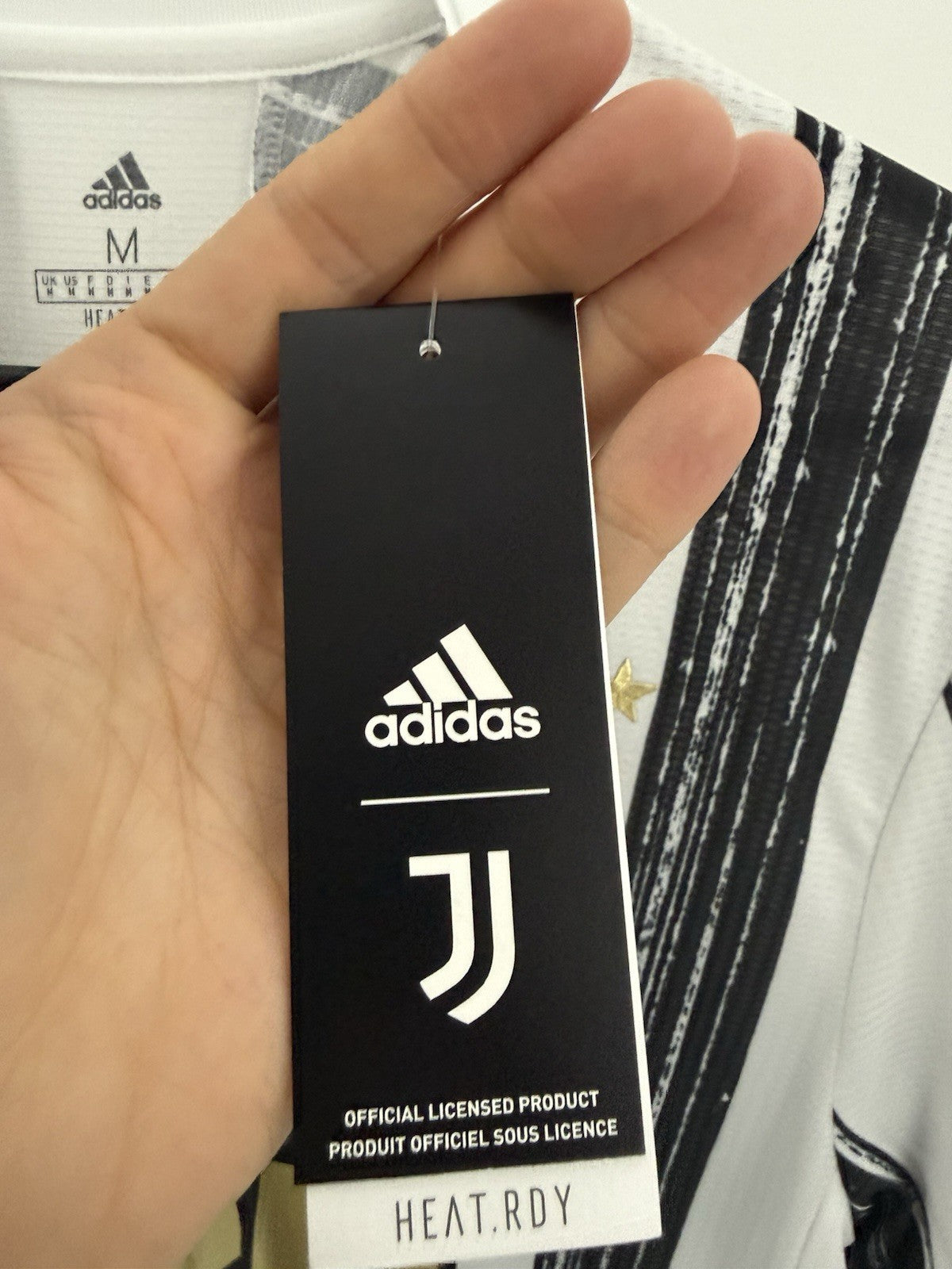Juventus De Ligt #4 2020/21 Medium Home Shirt Adidas BNWT GJ7601