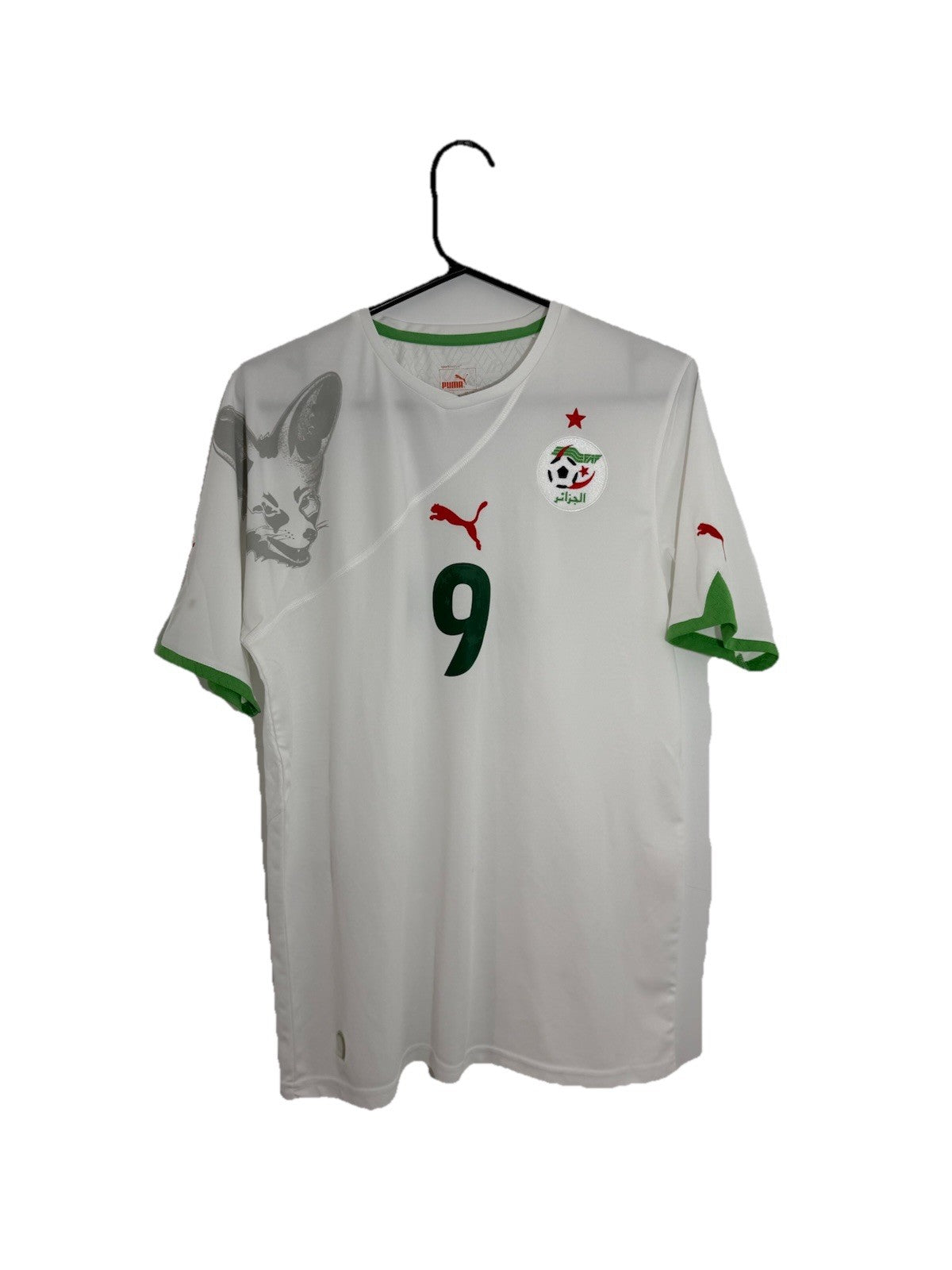 Algeria Ghezzal #9 WC 2010 Medium Home Shirt Puma Excellent Condition
