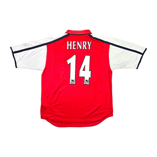 2000/01 Arsenal Home Football Shirt (XL) Nike #14 Henry