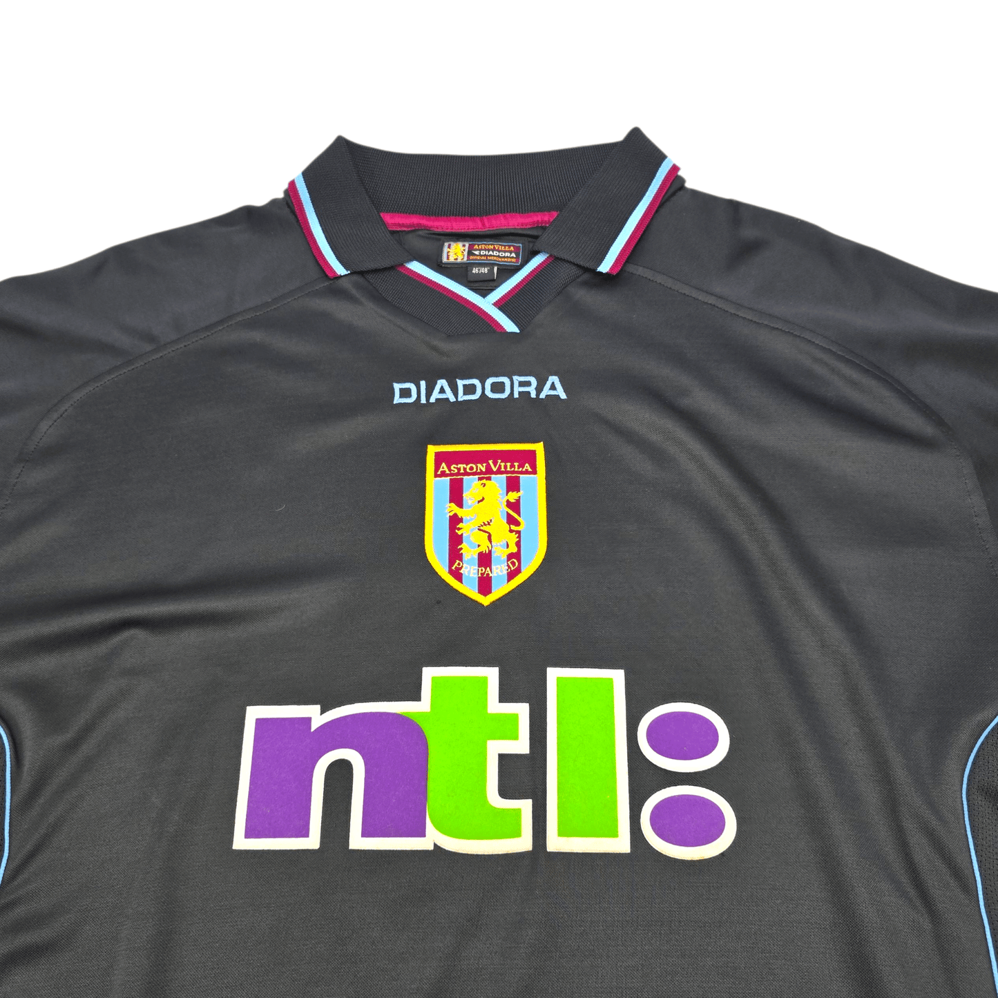 2000/01 Aston Villa Away Football Shirt (XL) Diadora #9 Dublin
