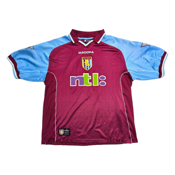 2000/01 Aston Villa Home Football Shirt (L) Diadora