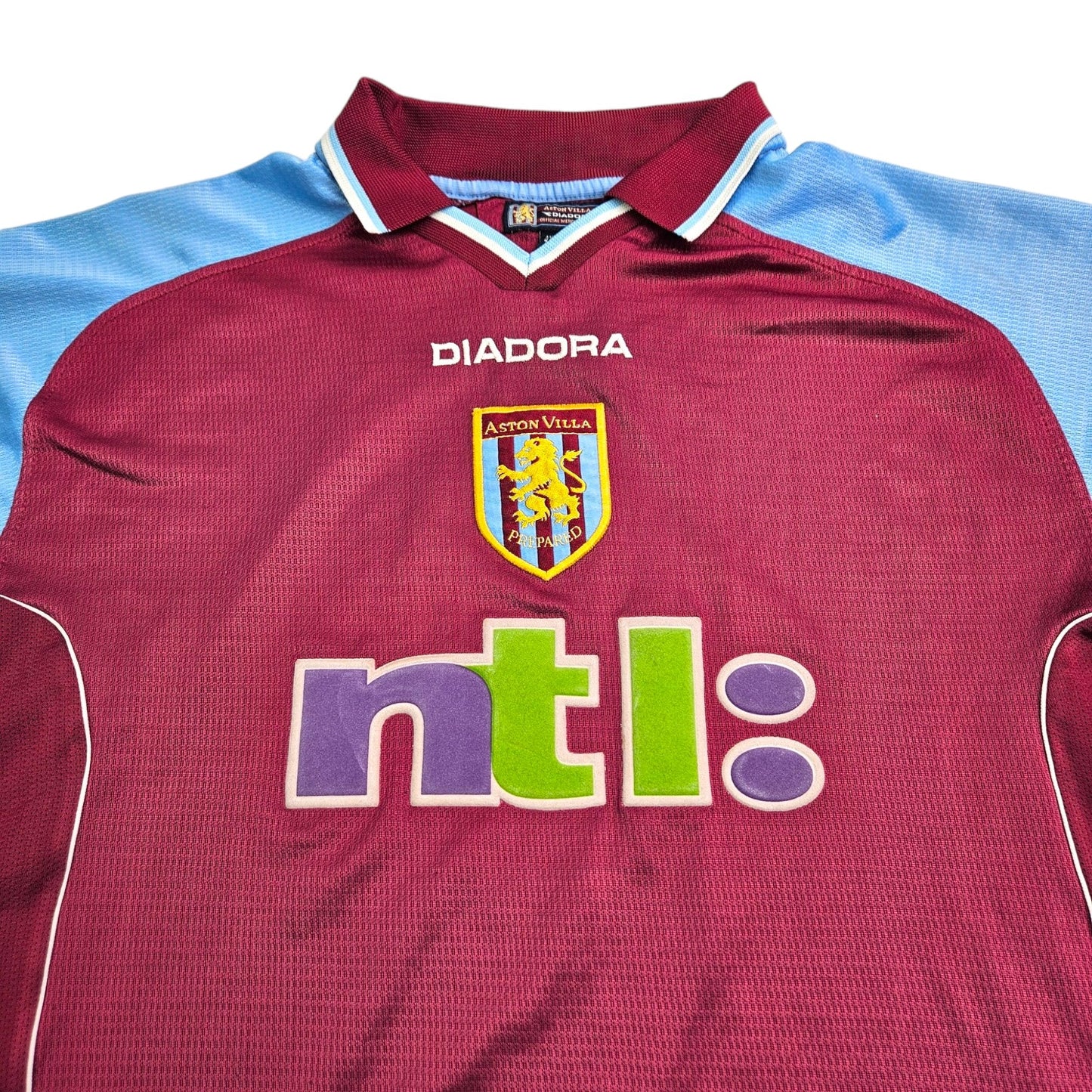 2000/01 Aston Villa Home Football Shirt (L) Diadora