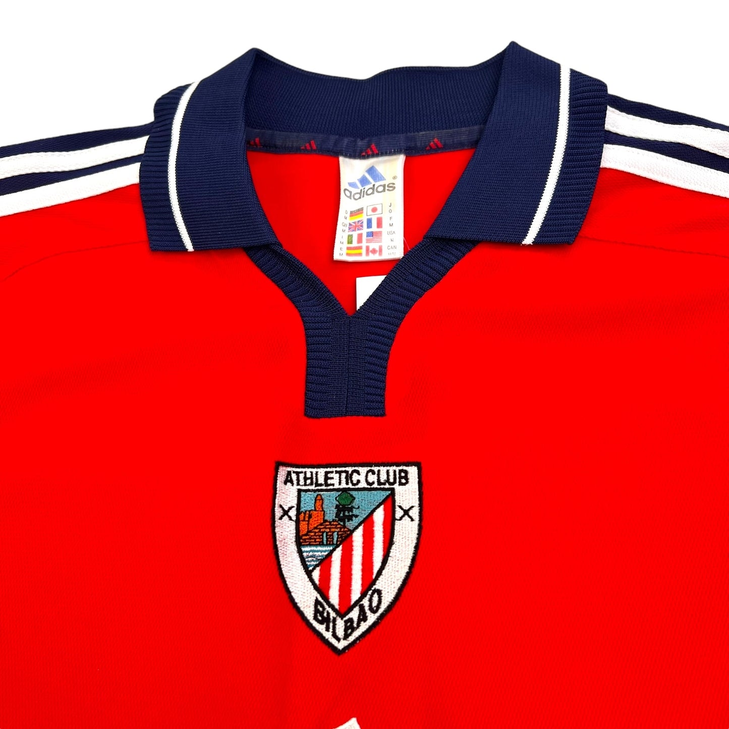2000/01 Athletic Bilbao Away Football Shirt (M) Adidas