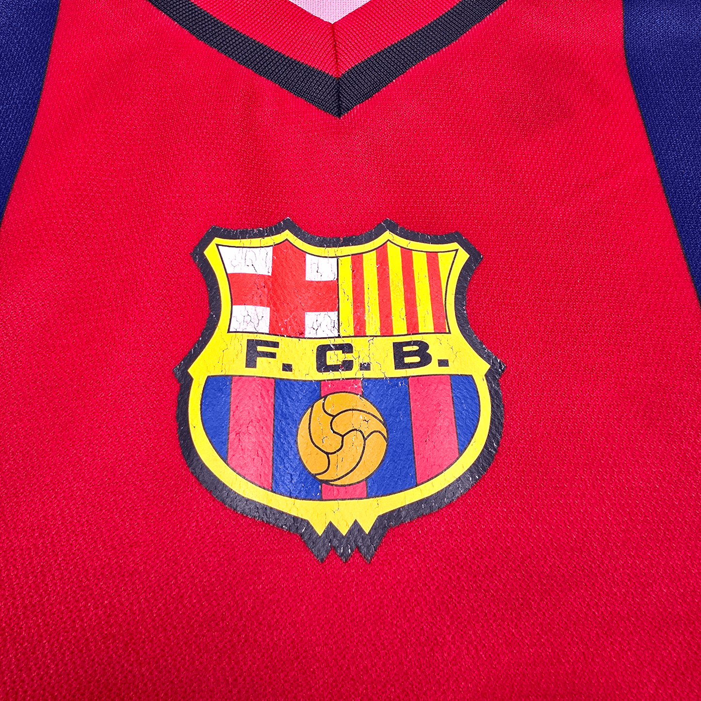 2000/01 Barcelona Home Football Shirt (2XL) Nike #9 Kluivert