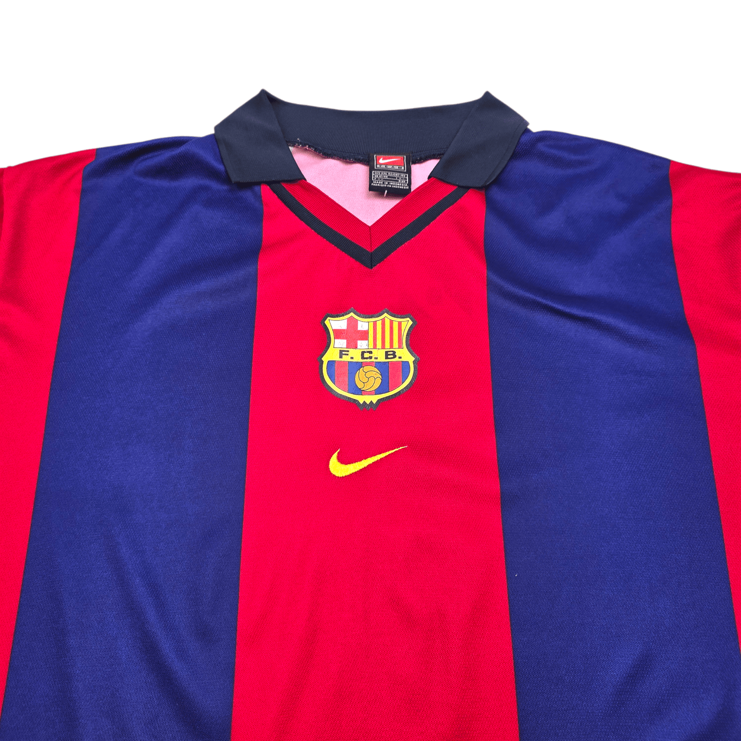2000/01 Barcelona Home Football Shirt (2XL) Nike #9 Kluivert