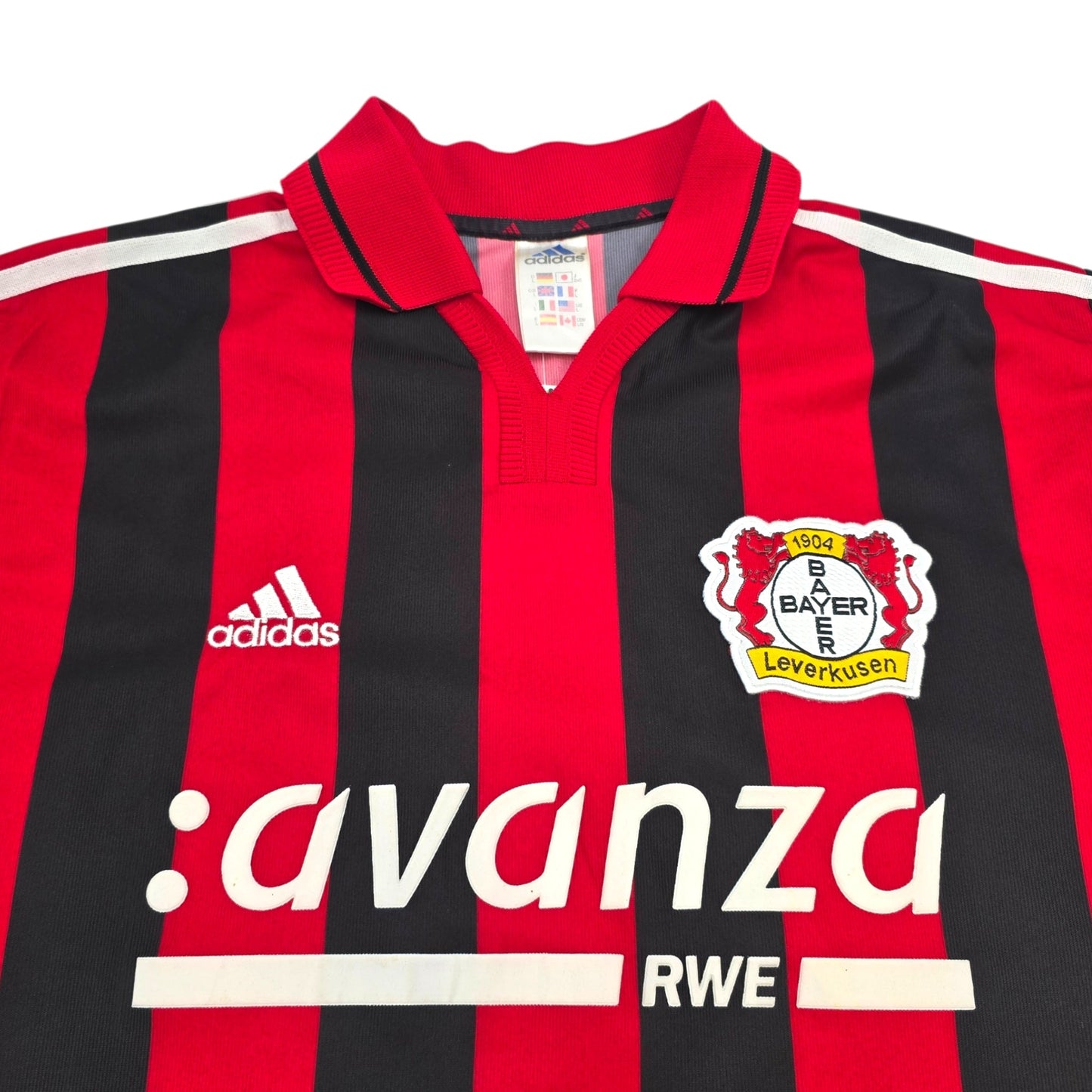 2000/01 Bayer Leverkusen Home Football Shirt (L) Adidas