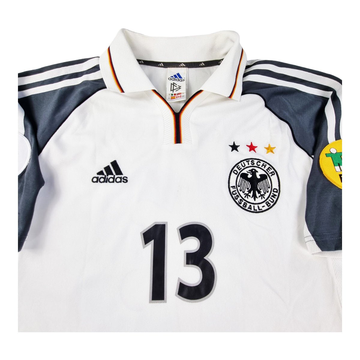 2000/01 Germany Home Football Shirt (M) Adidas #13 Ballack