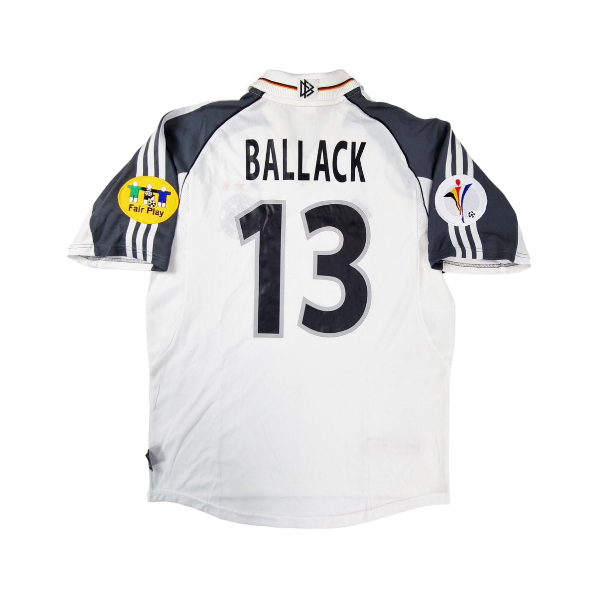 2000/01 Germany Home Football Shirt (M) Adidas #13 Ballack